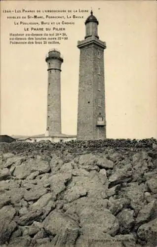 Ak Phare de l'embouchure de la Loire, Le Phare du Pilier