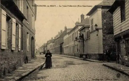 Ak Neufchâtel en Bray Seine Maritime, La Sous Prefecture (Rue Cauchosse)