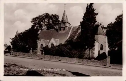 Ak Saint Lunaire Ille et Vilaine, Alte Kirche