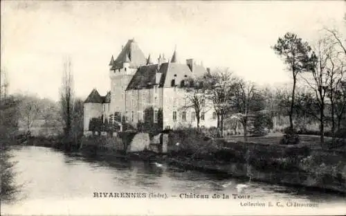 Ak Rivarennes Indre, Chateau de la Tour