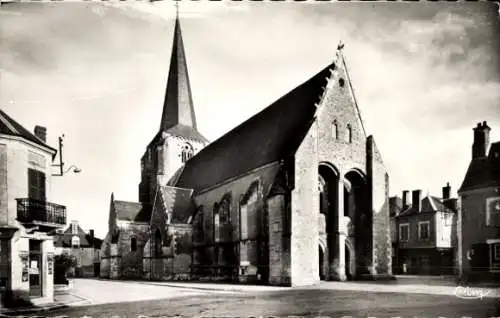 Ak Chabris Indre, Kirche