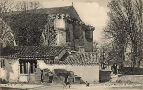 Ak Angoulins sur Mer Charente Maritime, Remontant aux epoques Romane et Gothique