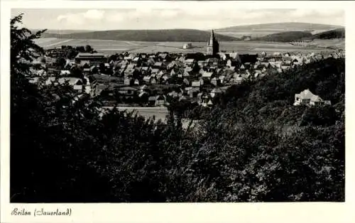 Ak Brilon im Sauerland, Totalansicht