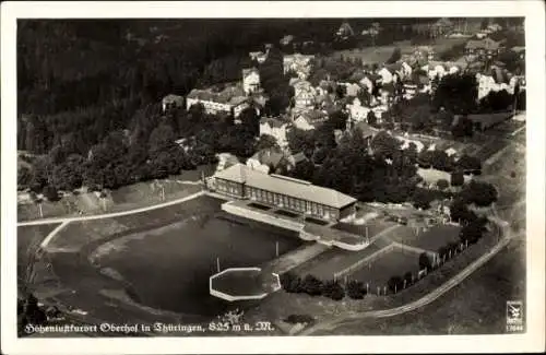 Ak Oberhof im Thüringer Wald, Fliegeraufnahme, Klinke 17644