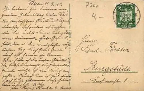 Ak Döbeln in Sachsen, Teilansicht, an der Mulde