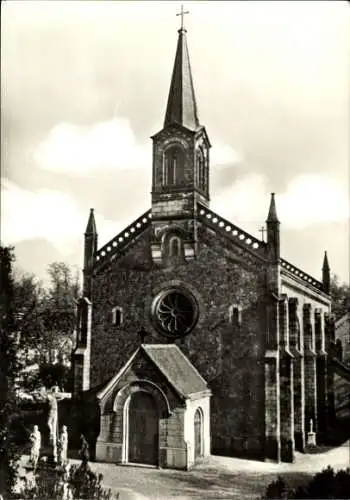 Ak Görlitz in der Lausitz, Katholische Pfarrkirche zum Hl. Kreuz