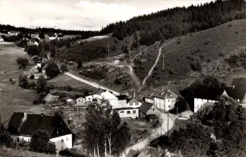 Ak Hütten Warmensteinach Oberfranken, Fichtelgebirge, Teilansicht