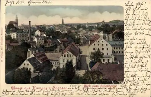 Ak Kamenz in Sachsen, Blick vom Eulenberg