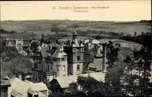 Ak Dresden Ober-Loschwitz, Dr. Teuscher's Sanatorium, Thielaustraße