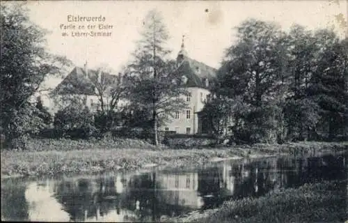 Ak Elsterwerda in Brandenburg, an der Elster, Lehrerseminar