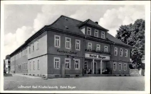 Ak Bad Klosterlausnitz in Thüringen, Hotel Beyer