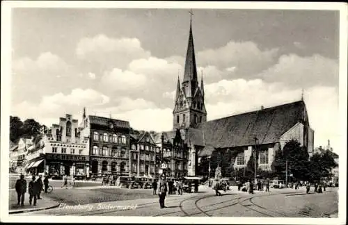 Ak Flensburg in Schleswig Holstein, Südermarkt