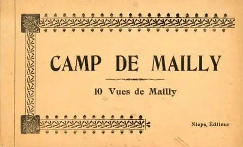 Album mit 10 Ak Mailly le Camp