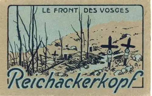 10 Ak zusammenhängend von Richackerkopf, Le Front des Vosges