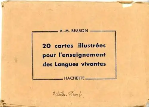 17 AK im Umschlag illustrees pour l'enseignement des langues vivantes