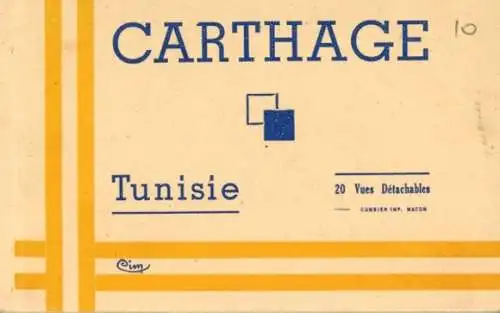 Album mit 20 Ak Carthage Karthago Tunesien