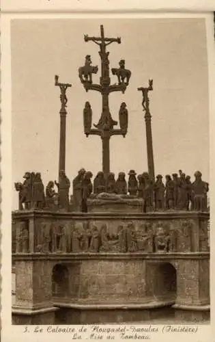 Album mit 12 Ak " Les Jolis Calvaires Bretons" Calvary at Plougastel-Daoulas