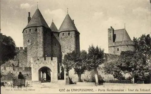 Set von 30 Ak Cité von Carcassonne, verschiedene Ansichten