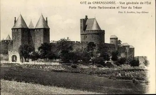 Set von 30 Ak Cité von Carcassonne, verschiedene Ansichten