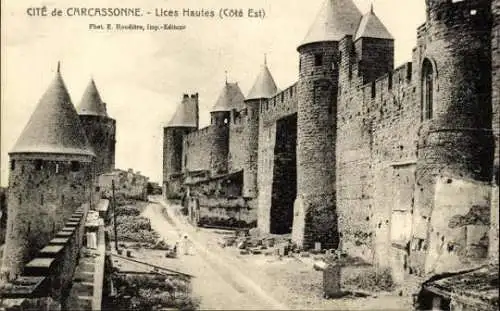 Set von 30 Ak Cité von Carcassonne, verschiedene Ansichten