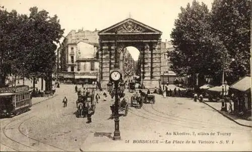 Set von 23 Ak Bordeaux Gironde, diverse Ansichten