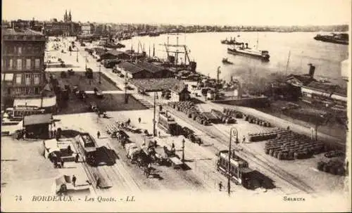 Set von 23 Ak Bordeaux Gironde, diverse Ansichten