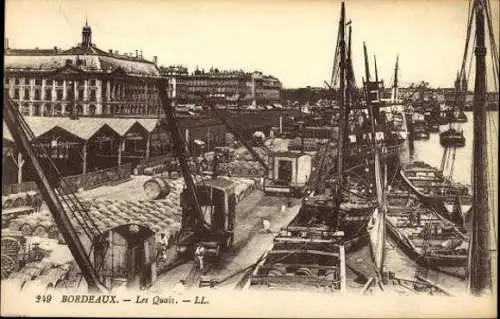 Set von 23 Ak Bordeaux Gironde, diverse Ansichten