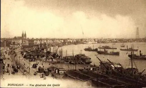 Set von 23 Ak Bordeaux Gironde, diverse Ansichten