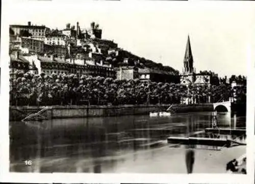 Set von 20 Fotos im Umschlag von  Lyon Rhône, verschiedene Ansichten