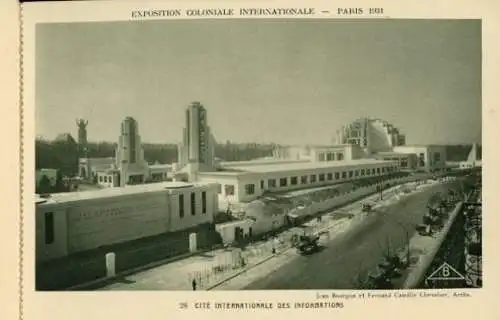 Album mit 24 AK Programme Exposition Coloniale Internationale Paris 1931