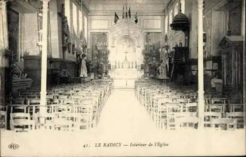 Set von 57 Ak von Le Raincy Seine Saint Denis, diverse Ansichten