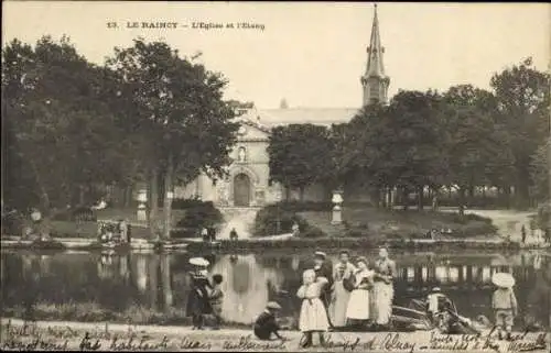 Set von 57 Ak von Le Raincy Seine Saint Denis, diverse Ansichten