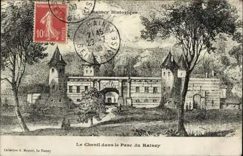 Set von 57 Ak von Le Raincy Seine Saint Denis, diverse Ansichten