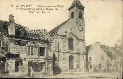 Set von 9 Ak Le Bourget Seine Saint Denis, diverse Ansichten