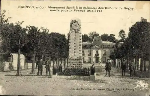 Set von 13 AK Gagny, diverse Ansichten