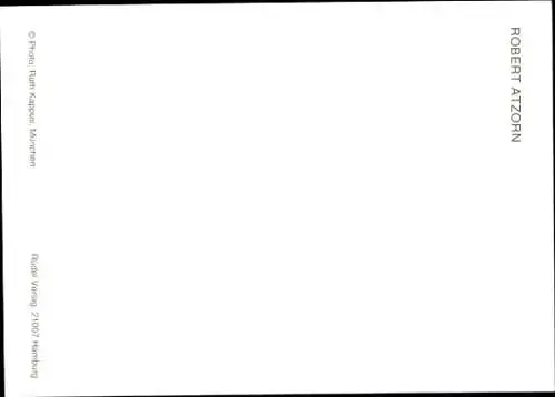 Ak Schauspieler Robert Atzorn, Portrait, Autogramm