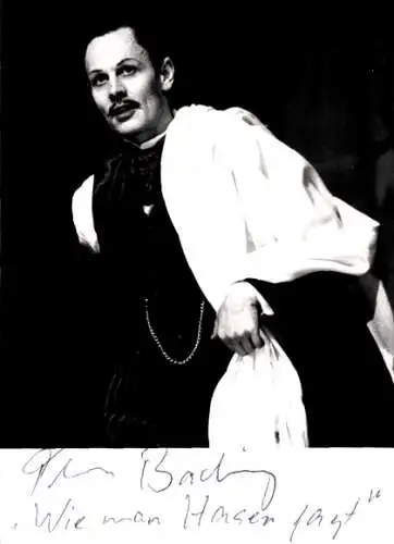 Ak Schauspieler Tim Bading, Portrait, Film Wie man Hasen fängt, Autogramm