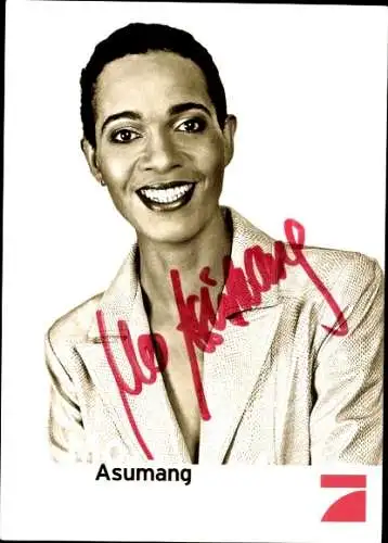 AK Schauspielerin Asumang, Portrait, Autogramm