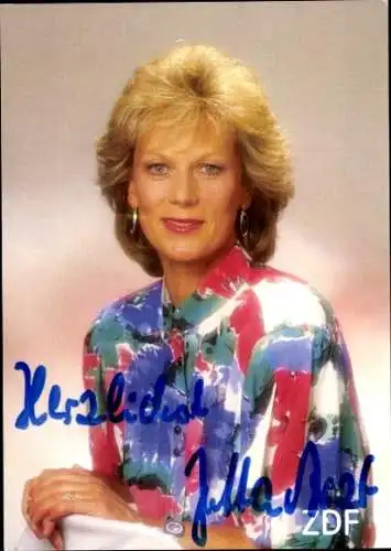 Ak Schauspielerin Jutta Arzt, Portrait, Autogramm