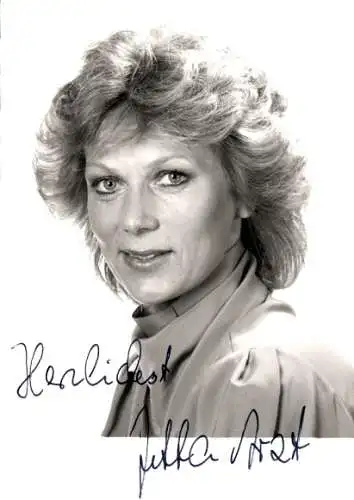 Ak Schauspielerin Jutta Arzt, Portrait, Autogramm