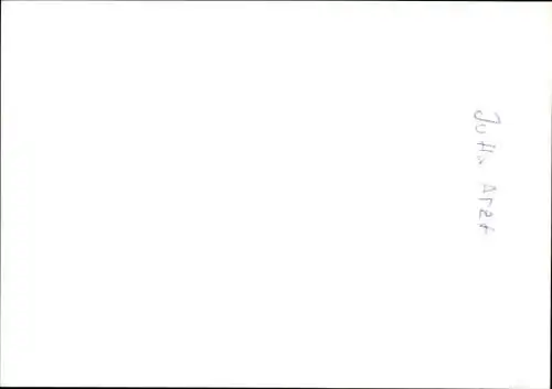 Ak Schauspielerin Jutta Arzt, Portrait, Autogramm