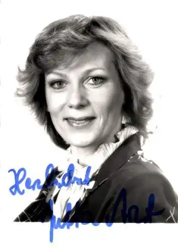Ak Schauspielerin Jutta Arzt, Portrait, Autogramm
