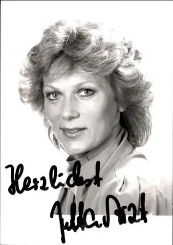 Ak Schauspielerin Jutta Arzt, Portrait, Autogramm