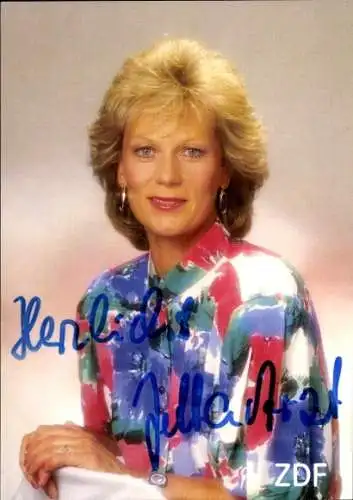 Ak Schauspielerin Jutta Arzt, Portrait, Autogramm