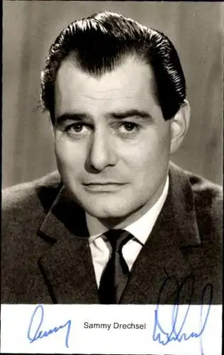 Ak Journalist Sammy Drechsel, Portrait, Autogramm