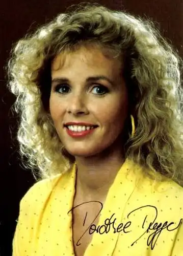 Ak Moderatorin Dorothee Dregger, Portrait, Autogramm