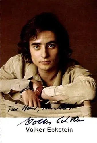 Ak Schauspieler Volker Eckstein, Portrait, Autogramm