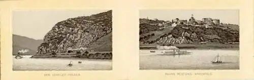 Set von 12 Lithos Album vom Rhein