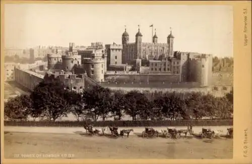 Kabinett Foto London City, The Tower of London