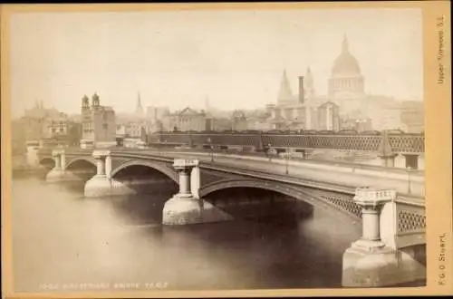 Kabinett Foto London City, Blackfriars Bridge